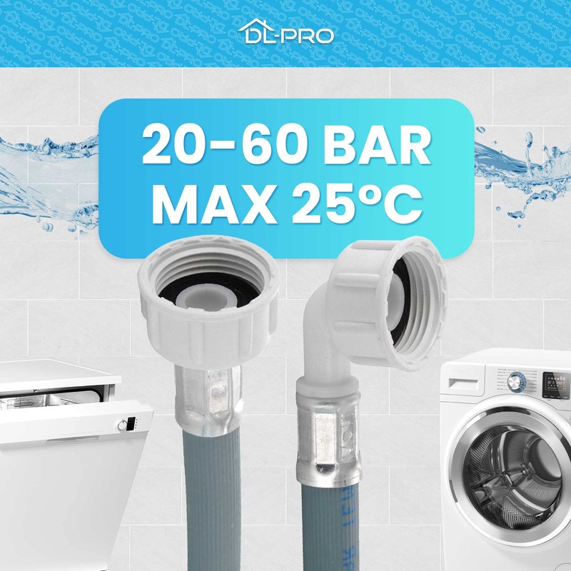 DL-pro Universal 3.5 m Water Hose Inlet Hose 3/4 Inch