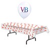 ValueBalloon Crawfish Plastic Table Cover 54” X 108” Seafood Birthday