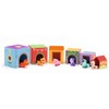 DJECO - Topanifarm Blocks - Build a Farm, Wooden Blocks