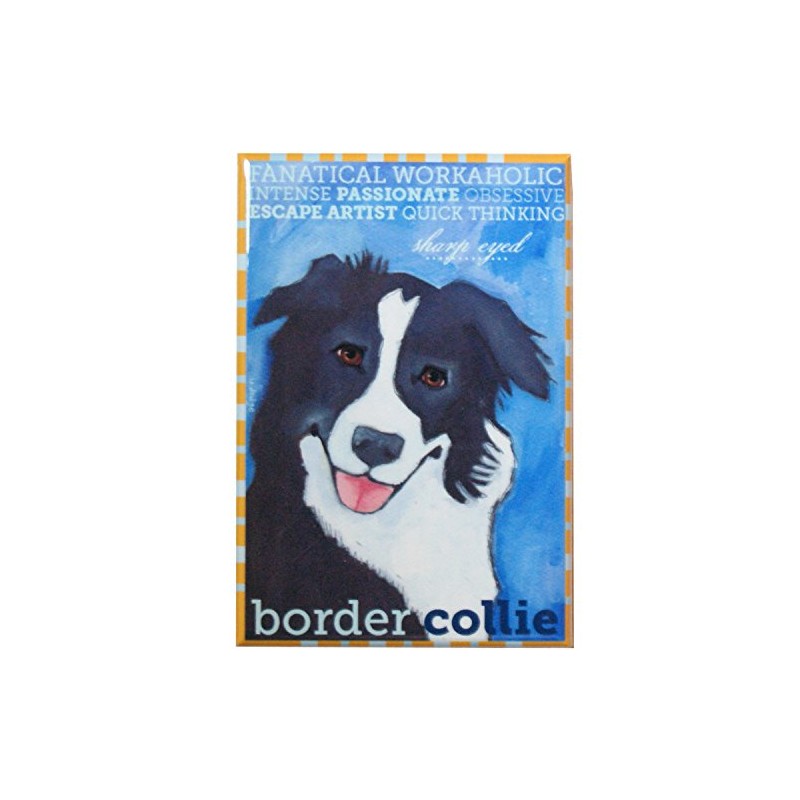 Border Collie Fridge Magnet