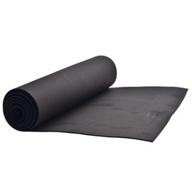 Qidiwin EVA Foam Roll | High Density 85kg/m3 | 2mm Thick | 48"x14" | Ideal for Cosplay, Crafts, DIY Projects (Black 1pcs)