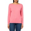 Nautica Women's Long Sleeve Cable Boatneck Sweater, Confetti, X-Small