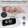 MOSUO Alarm Clock with Projection, Radio Alarm Clock with Temperature
