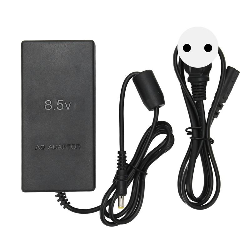 PS2 Power Supply Replacement Power Supply Charging Cable for Slim