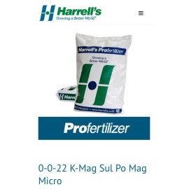 Harrell’s 5Lbs bag 0-0-22 HARRELL’S PROFESSIONAL GRANULAR Fertilizer For All Fruit Trees