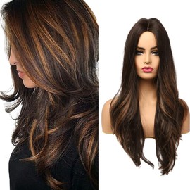 KST #8 BB 26B Human Hair Wig Chemical Fiber Wig 26