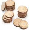 Arteza Wood Slices (45 Pieces) with Bark Natural Unfinished Pine