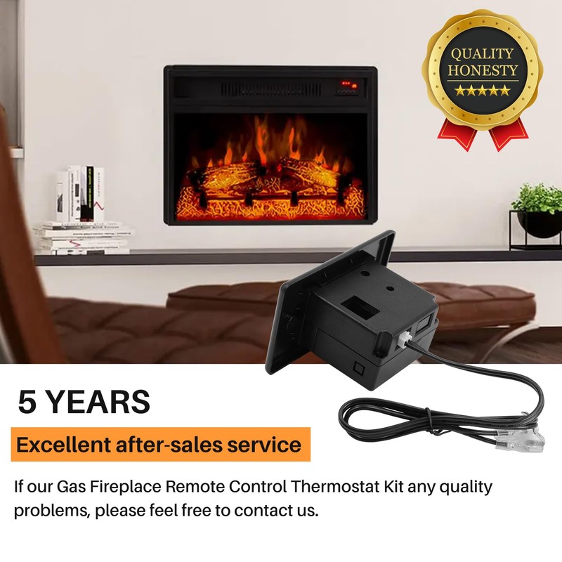 Gas Fireplace Remote Control Kit for Millivolt Valve, On/Off Fireplace