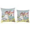Raggedy Ann & Andy (1928) Throw Pillow