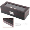 HURRISE Watch Box For Men, Watch Holder, Watch Box For