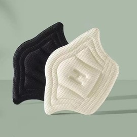 Heel pad, sneaker heel foot pad, blister prevention 2p black-5mm 6ea