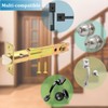 TPard 5-Inch Deadlatch Door Lock Replacement Latch with Square Interface