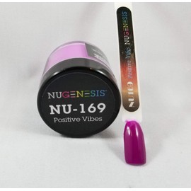 NuGenesis Nail Dipping Powder Color 1.5oz/43g Jar - (NU169 POSITIVE VIBES)