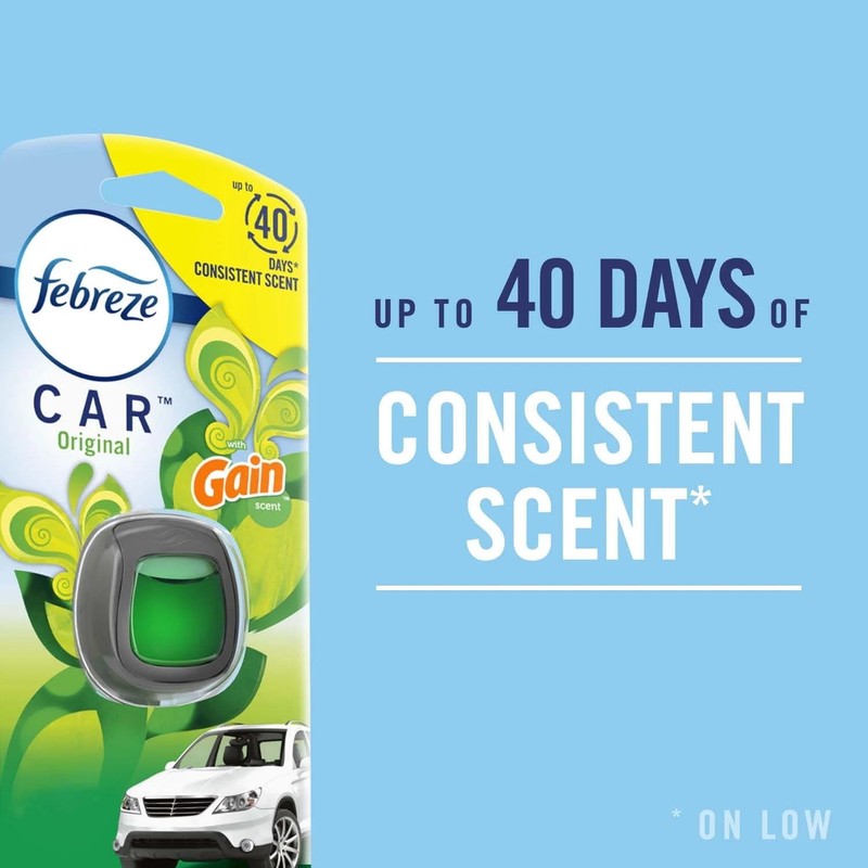 Febreze AUTO Air Freshener Vent Clip Ember, 07 oz. Car