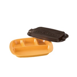 Tatsumiya Ieben Wood Grain Uchiben Khaki/Black Size: Approx. W10.2 inches (26 cm) D20 H5 55161