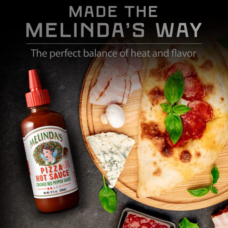 Melinda’s Pizza Hot Sauce - Crushed Red Pepper Sauce Made