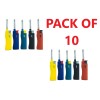 MK PACK OF 10 MK RANGE CANDLE LIGHTER WINDPROOF, REFILLABLE,