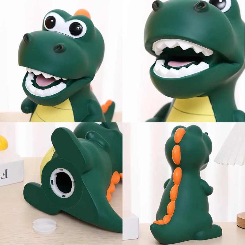 Alcancía Para Niños, Hucha De Dinosaurio De Plástico