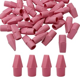 40Pack Pencil Top Erasers for Student,Cap Pencil Eraser Toppers for Classroom Art Drawing Pencil Erasers（Pink）