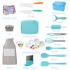 Kinggrand Kitchen Kids Cooking Sets Real Kids Baking Set with