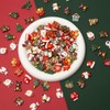Baiinjiene 100 Pieces Christmas Resin Charms Set for Craft, Slime,