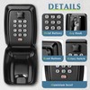 Key Safe Wall Mounted, Large Key Lockable Box Outdoor with