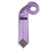 Jacob Alexander Solid Color Men's Regular Tie - Lavender