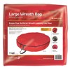 Northlight 48" Premium Red Christmas Wreath Storage Bag