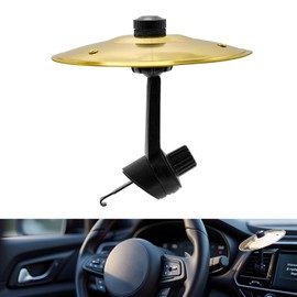 Car Crash Cymbal Air Vent, Mini Drum Cymbals for Car Vent Creative Funny Metal Musical Instrument Finger Cymbal Cars Ornaments to Make Your Driving More Fun