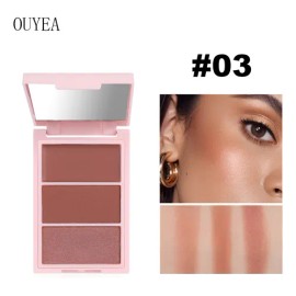 Ouyea Rubor 3 En 1 Nariz, Mejillas Y Ojos Natural Glow