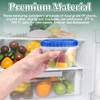 ISUSSER 12 Pack Freezer Containers with Screw On Lids, 12