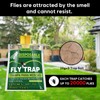 Fly Traps Outdoor with Natural Pre-Baited, Disposable Non Toxic Fly