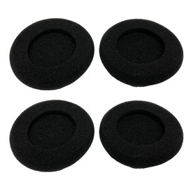 Generic 2 Pairs Replacement Earpads Foam Cushions Cover Compatible with Telex Airman 750 Aviation headsets Headphones, Black