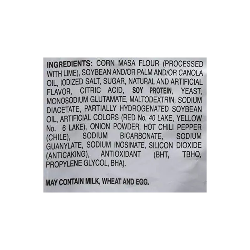 Barcel 6 EA Large Takis Fuego Rolled Corn Tortilla Chips