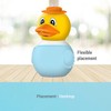 PolyGens 5-Level Adjustment Automatic Soap Dispenser,15oz Cartoon Duck Rechargeable Automatic
