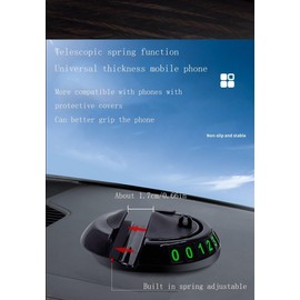 Multifunctional Car Anti-Slip Mat Mobile Phone Holder for Dashboard - Non-Slip Sticky Mount Stand for Car, Adjustable and Secure Grip for Phones, GPS, and Accessories (Rose Gold)