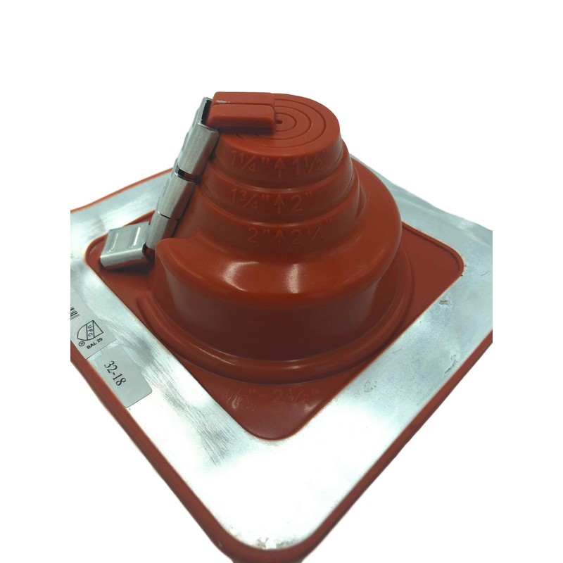 EAGLE 1 Silicone Flexible Roofing Pipe Flashing Boots - On