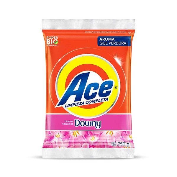 Ace Detergente en Polvo con un Toque de Downy 750g