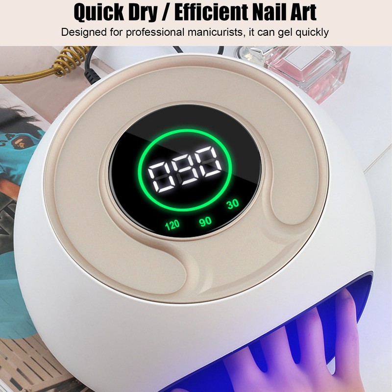 120W UV Gel Nail Lamp with 3 Timer Setting 42