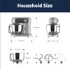 Stand Mixer, 6 QT 600W Tilt-Head Dough Mixer, 6+P speed