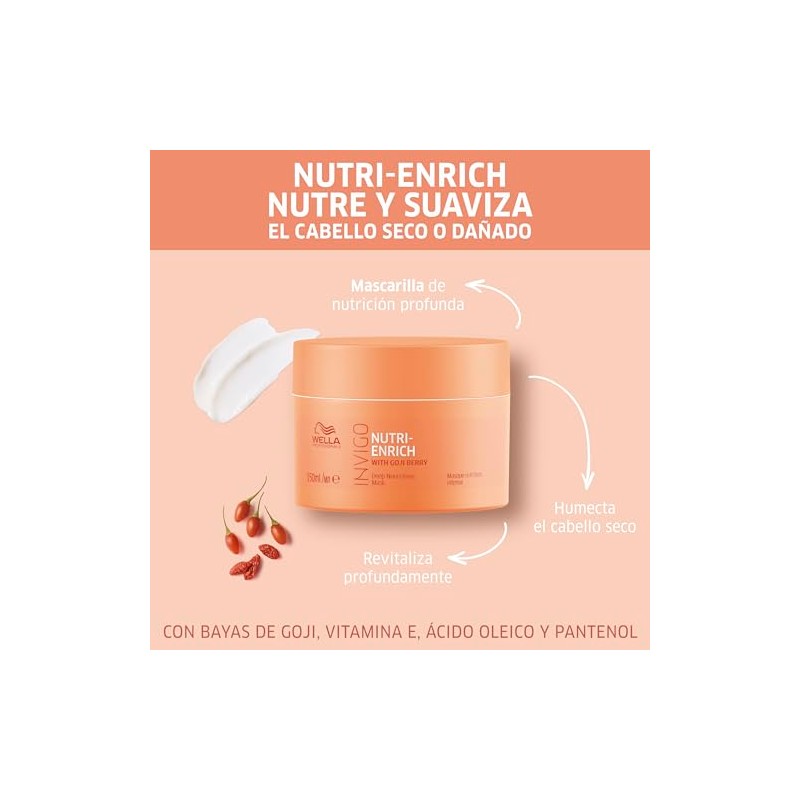 Wella Professionals Invigo Nutri-Enrich Mascarilla Reparación Daño 150ml