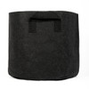 5 x Fabric Pot Round Black 20L