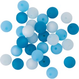 Polaris Beads Mix 10mm Blue (Pack of 30)
