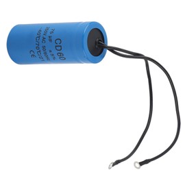 Marhynchus CD60 75µF 250V AC Start Capacitor, Electronic Component Capacity 75MFD HVAC Capacitor, Motor Start Capacitor, Microfarad Capacitor with
