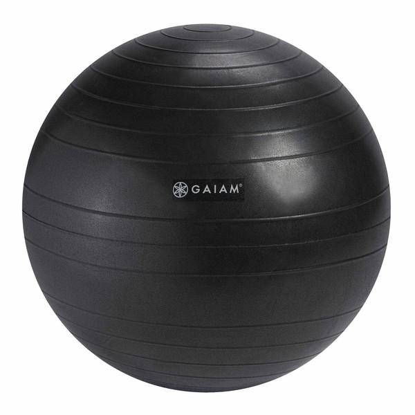 Gaiam Classic Chair Ball - Extra 52cm Balance Ball, Charcoal