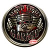 Hot Rod Garage Piston Crest Decal (12" x 12")
