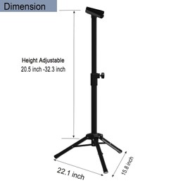 Starlink Mini Tripod Mount with Adapter Included Adjustable Starlink Mounting Kit with Starlink Pipe Adapter Compatible with Starlink Mini Gen 3 V3 Dish for Roof for Camping and RV Travel Tripod