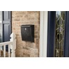 Architectural Mailboxes Bordeaux™ Locking, Wall-Mounted Mailbox for Outside, Decorative Metal