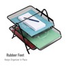Mind Reader 3-Tier Paper Tray, Desktop Organizer, File Storage, Workspace,
