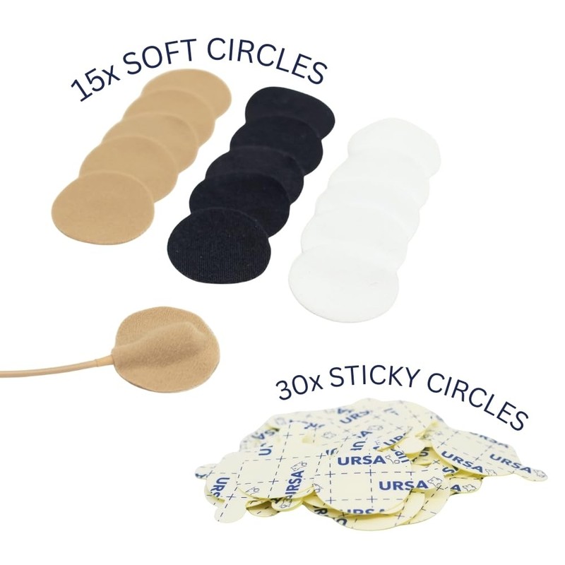 URSA Soft Circles - 15 Pack (Black) | Reusable Soft